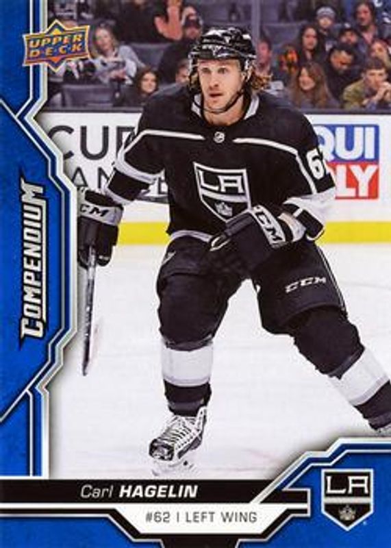 Carl Hagelin 2018 Upper Deck Compendium #604 Blue RAW