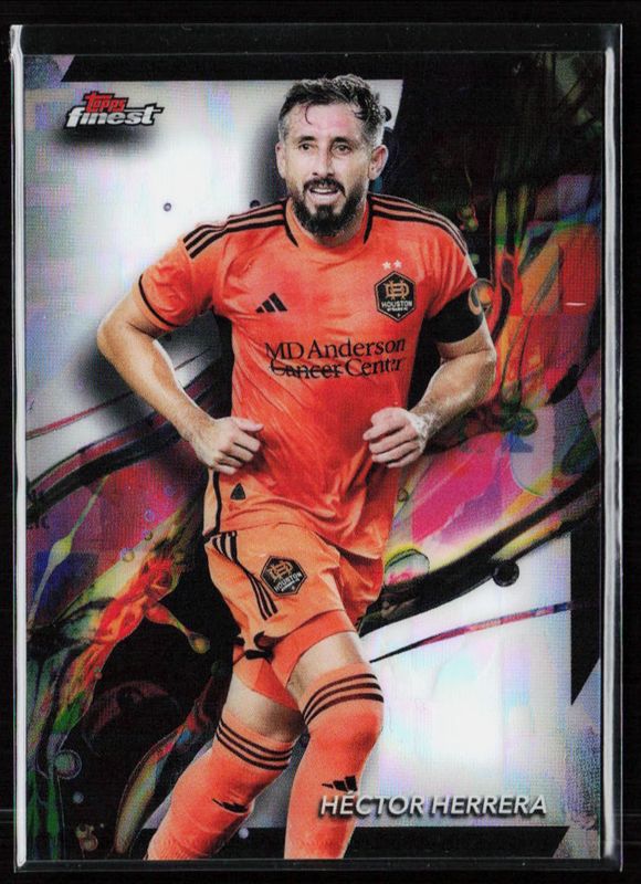 Hector Herrera 2024 Topps Finest MLS #16 Refractor RAW