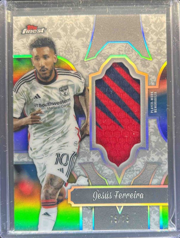 2024 Topps Finest MLS #FF-JF Finest Fabrics Relics /75