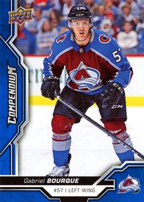 Gabriel Bourque 2018 Upper Deck Compendium #537 Blue RAW