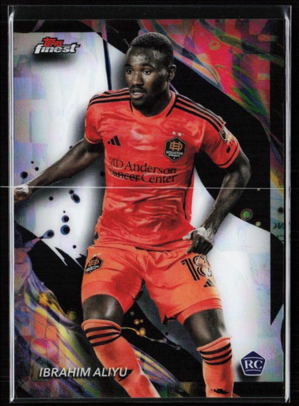 Ibrahim Aliyu 2024 Topps Finest MLS #146 Refractor RAW