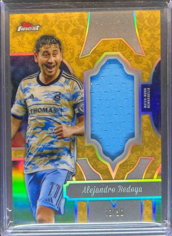 2024 Topps Finest MLS #FF-AB Finest Fabrics Relics - Gold Refractor /50