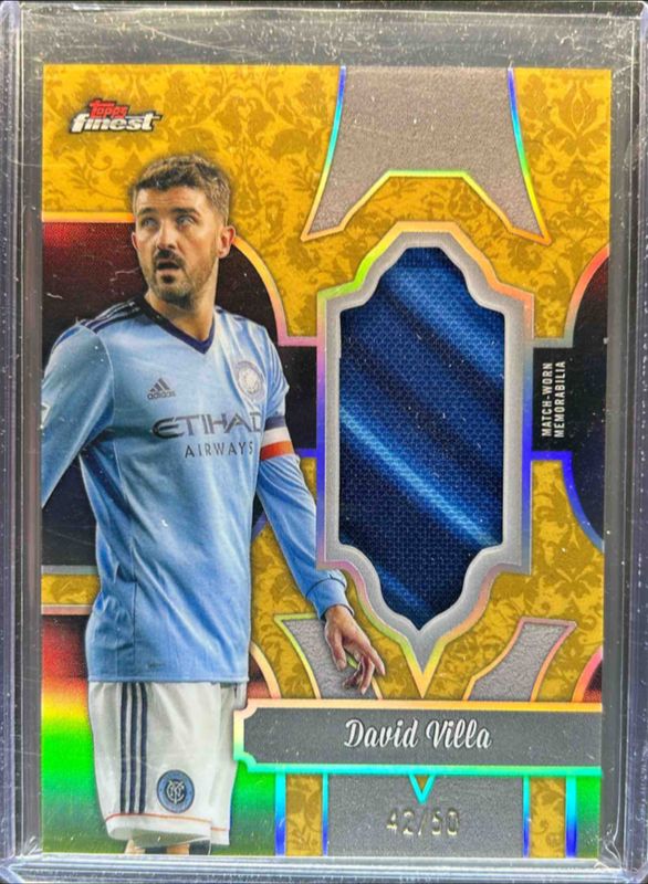 2024 Topps Finest MLS #FF-DV Finest Fabrics Relics - Gold Refractor /50