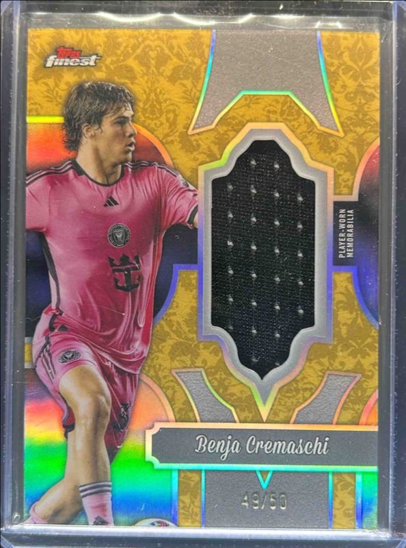 2024 Topps Finest MLS #FF-BC Finest Fabrics Relics - Gold Refractor /50