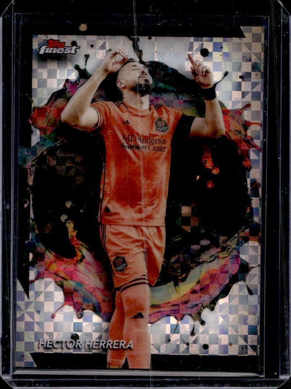 Hector Herrera 2024 Topps Finest MLS #267 Checkerboard Refractor RAW