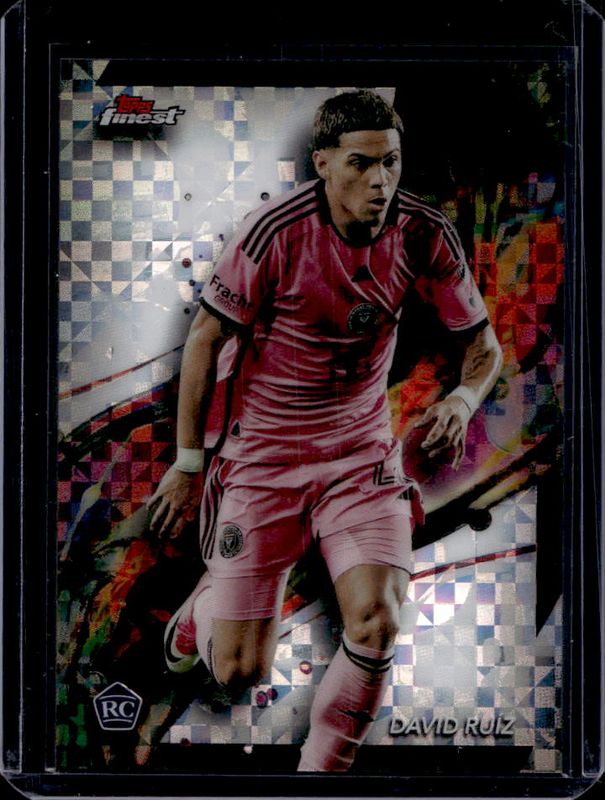 David Ruiz 2024 Topps Finest MLS #36 Checkerboard Refractor RAW