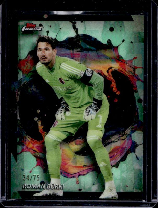 2024 Topps Finest MLS #205 Neon Green Refractor