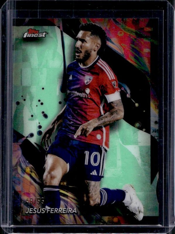 2024 Topps Finest MLS #170 Neon Green Refractor