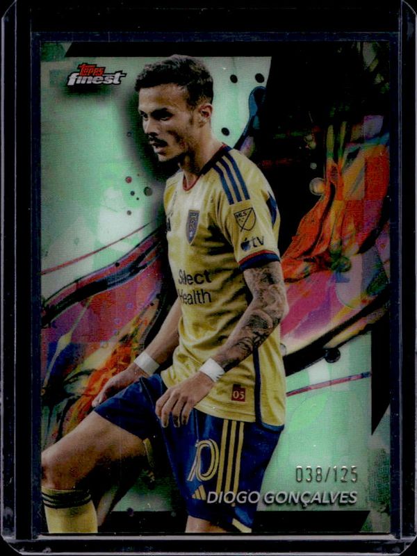 2024 Topps Finest MLS #47 Neon Green Refractor