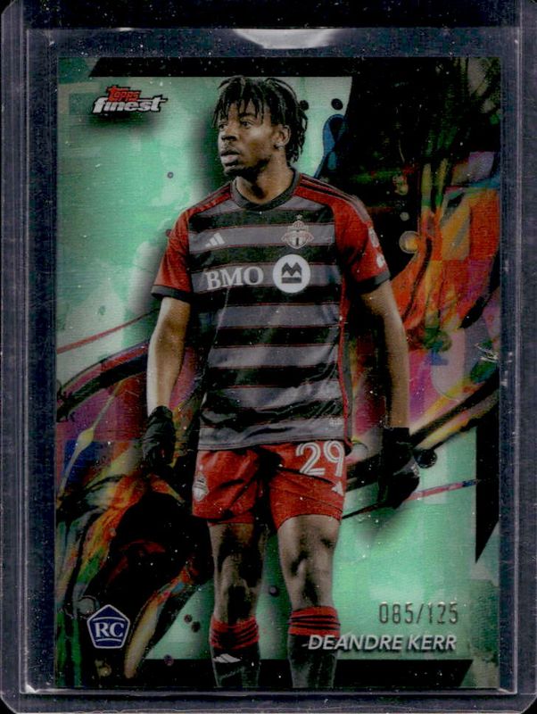2024 Topps Finest MLS #34 Neon Green Refractor