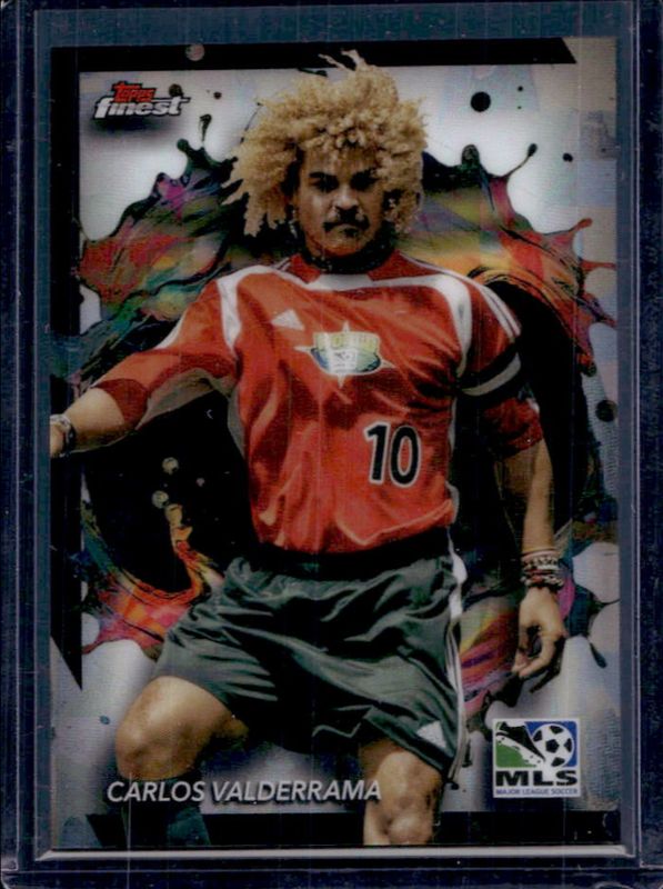 Carlos Valderrama 2024 Topps Finest MLS #MLS-3 Short Prints RAW