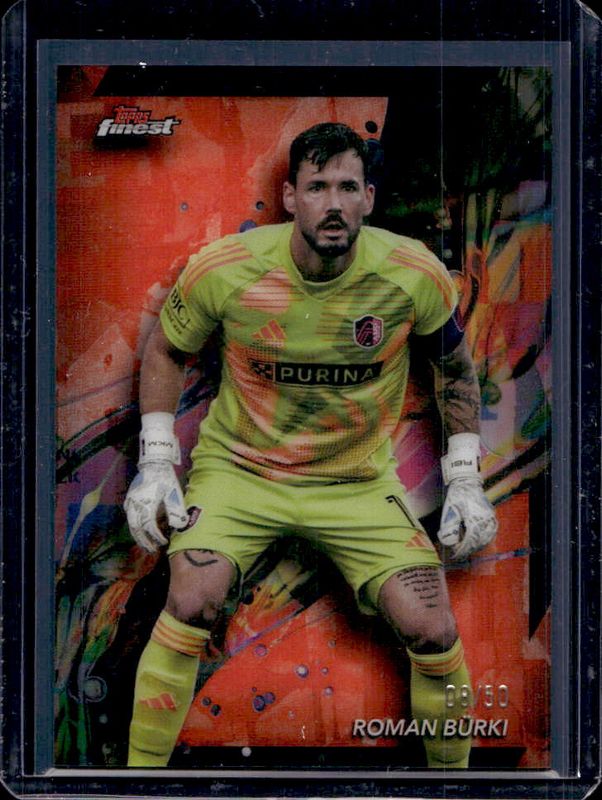 2024 Topps Finest MLS #68 Orange Refractor