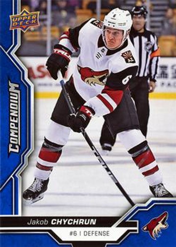 Jakob Chychrun 2018 Upper Deck Compendium #17 Blue RAW
