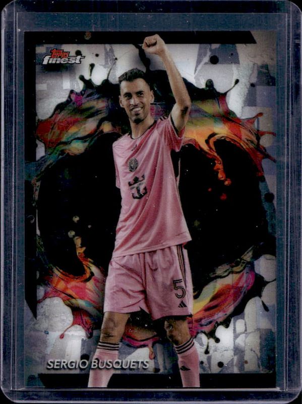 Sergio Busquets 2024 Topps Finest MLS #251 Base RAW