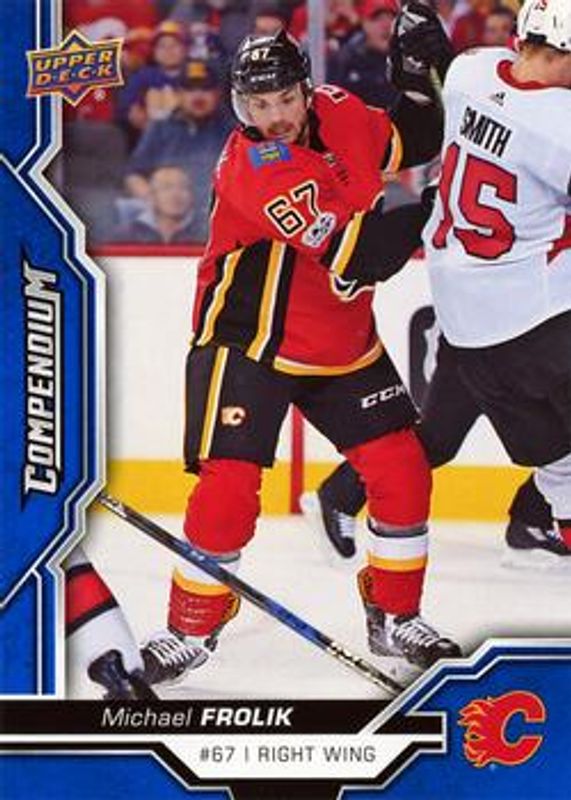 Michael Frolik 2018 Upper Deck Compendium #65 Blue RAW