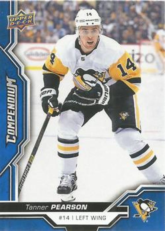Tanner Pearson 2018 Upper Deck Compendium #709 Blue RAW