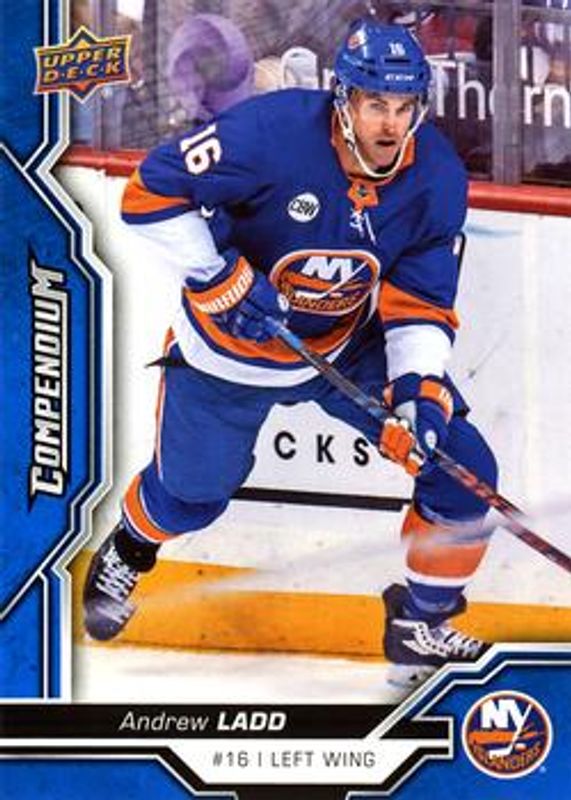 Andrew Ladd 2018 Upper Deck Compendium #664 Blue RAW