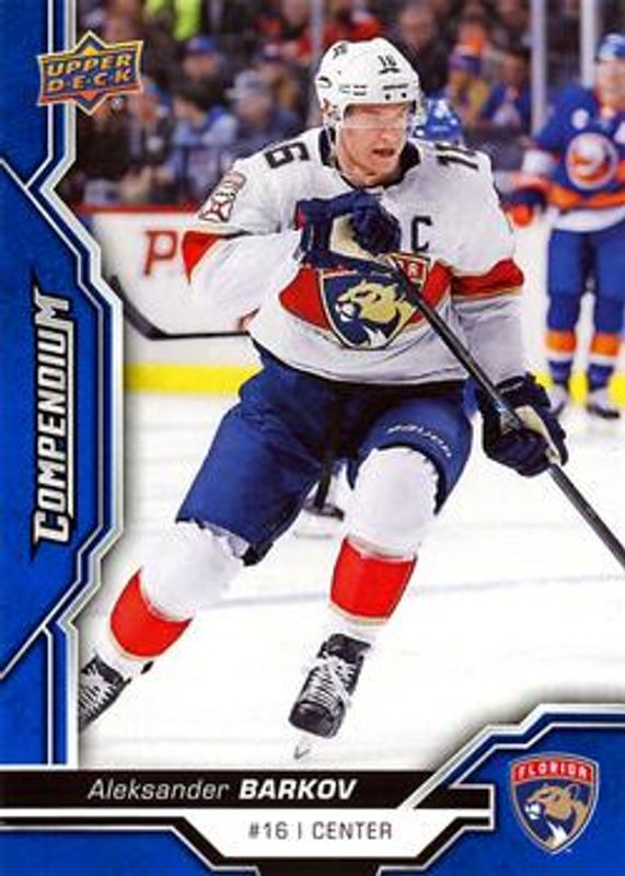 Aleksander Barkov 2018 Upper Deck Compendium #590 Blue RAW