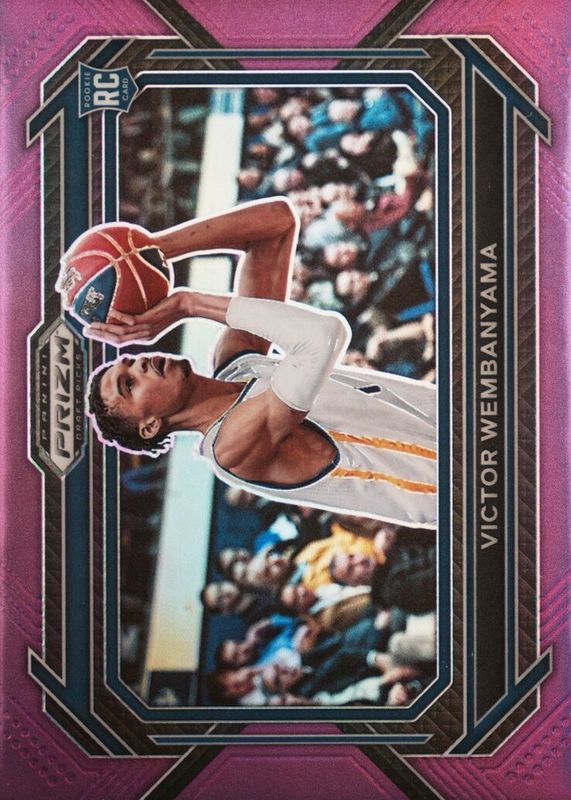 Victor Wembanyama 2023 Prizm Draft Picks #2 Variation - Purple /75 Rookie RAW