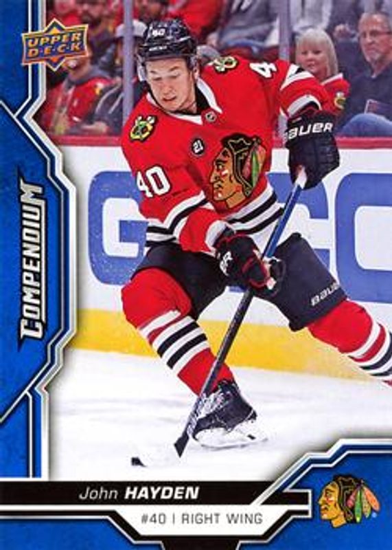 2018 Upper Deck Compendium #525 Blue