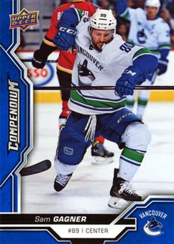Sam Gagner 2018 Upper Deck Compendium #380 Blue RAW