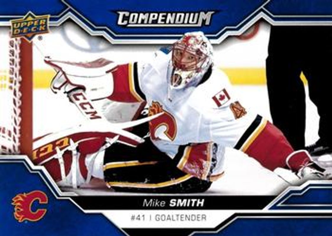 Mike Smith (NHL) 2018 Upper Deck Compendium #64 Blue RAW