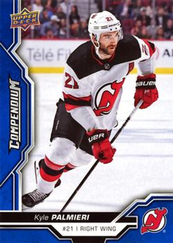 Kyle Palmieri 2018 Upper Deck Compendium #646 Blue RAW