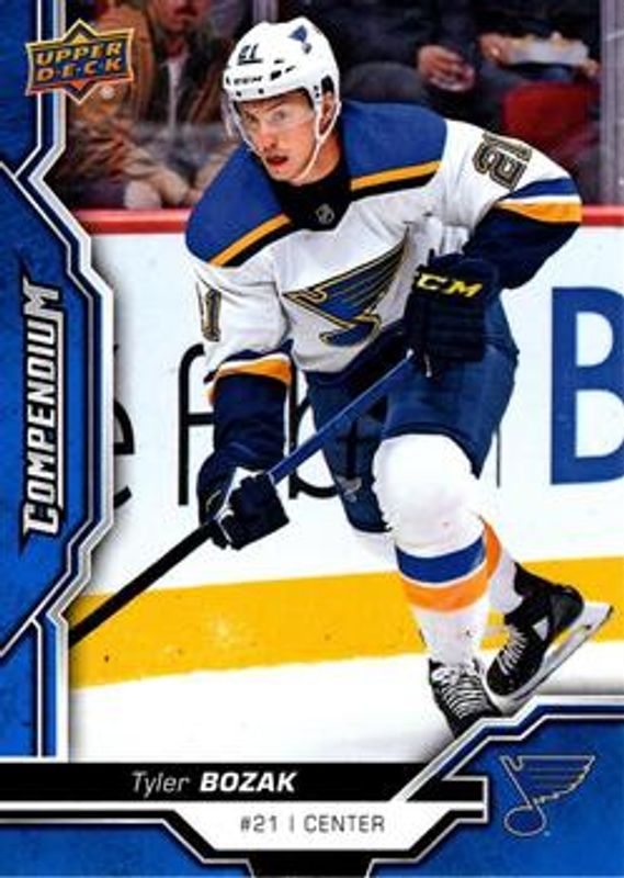 Tyler Bozak 2018 Upper Deck Compendium #725 Blue RAW