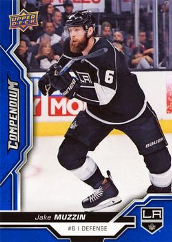 Jake Muzzin 2018 Upper Deck Compendium #182 Blue RAW