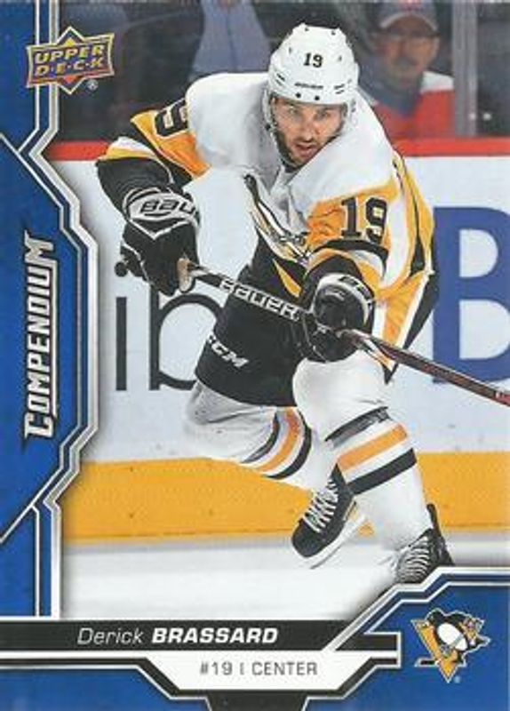 Derick Brassard 2018 Upper Deck Compendium #303 Blue RAW