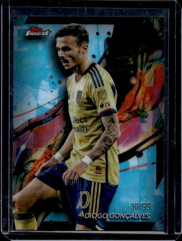 2024 Topps Finest MLS #47 Aqua Refractor
