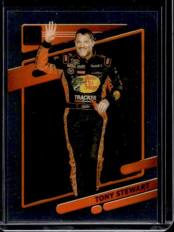 Tony Stewart 2022 Chronicles NASCAR #14 Clearly Donruss Red /100 RAW