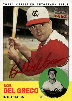 2012 Topps Heritage #ROA-BD Real One Autographs - Red Ink /63