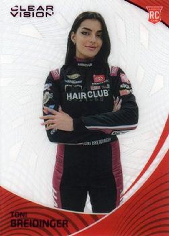 2022 Chronicles NASCAR #6 Clear Vision Red /100