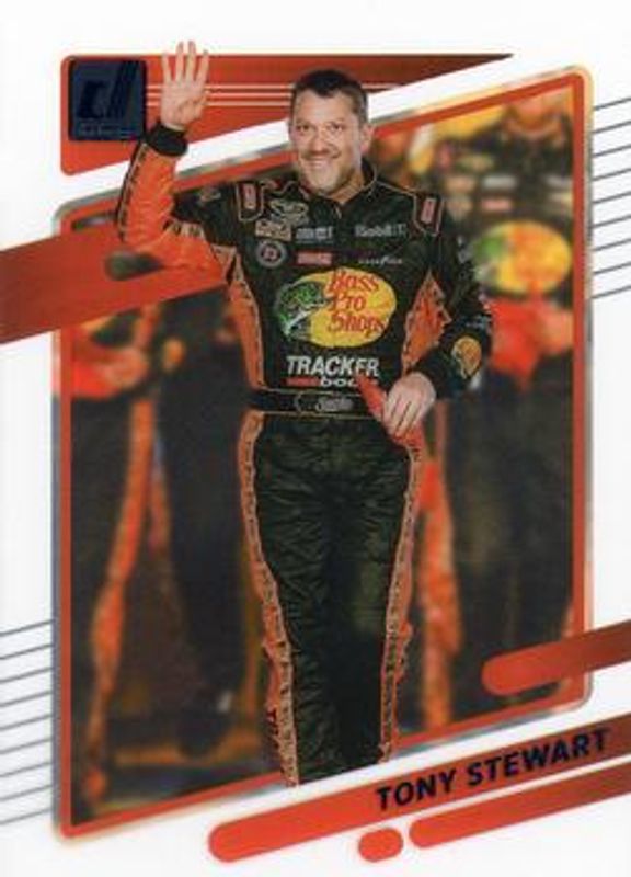 Tony Stewart 2022 Chronicles NASCAR #14 Clearly Donruss RAW