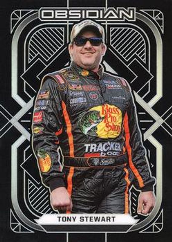 Tony Stewart 2022 Chronicles NASCAR #50 Obsidian RAW