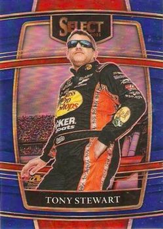 Tony Stewart 2022 Chronicles NASCAR #12 Select Blue /199 RAW