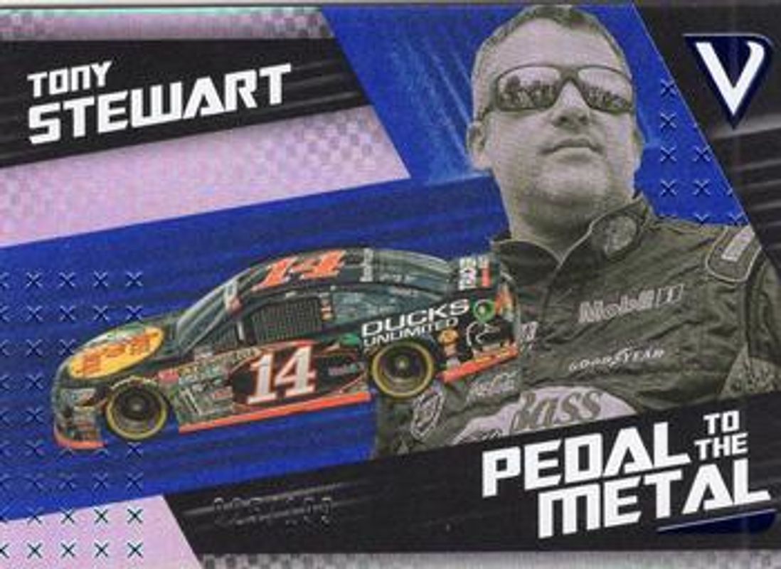 Tony Stewart 2022 Chronicles NASCAR #17 Pedal to the Metal Blue /199 RAW