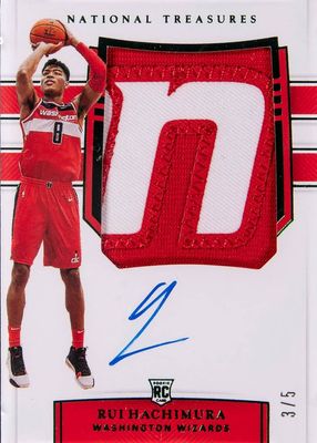 2019 National Treasures #140 Rookie Patch Auto - Emerald /5