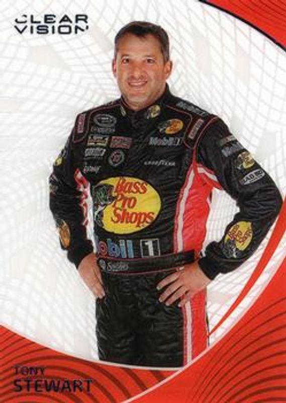 Tony Stewart 2022 Chronicles NASCAR #9 Clear Vision RAW