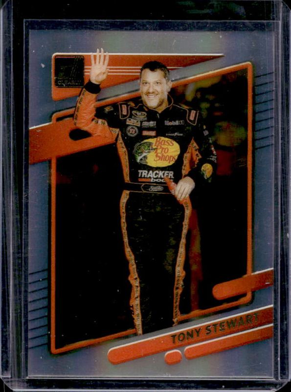 Tony Stewart 2022 Chronicles NASCAR #14 Clearly Donruss Gold /10 RAW