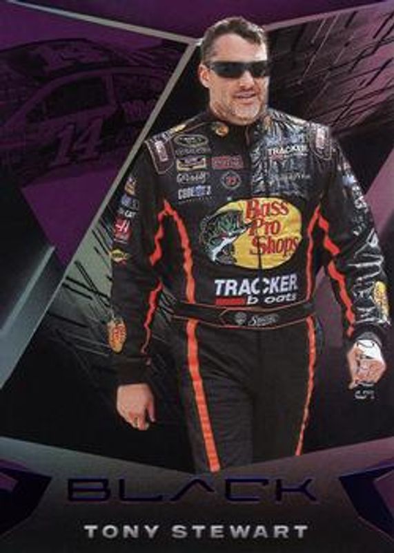 Tony Stewart 2022 Chronicles NASCAR #17 Black Purple /25 RAW