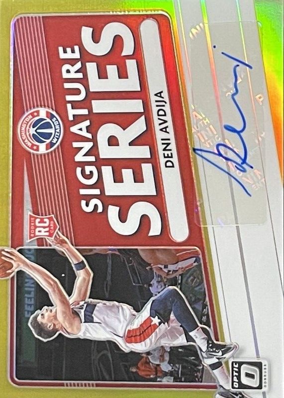 Deni Avdija 2020 Optic #SS-DEN Signature Series - Gold /10 Rookie PSA 10