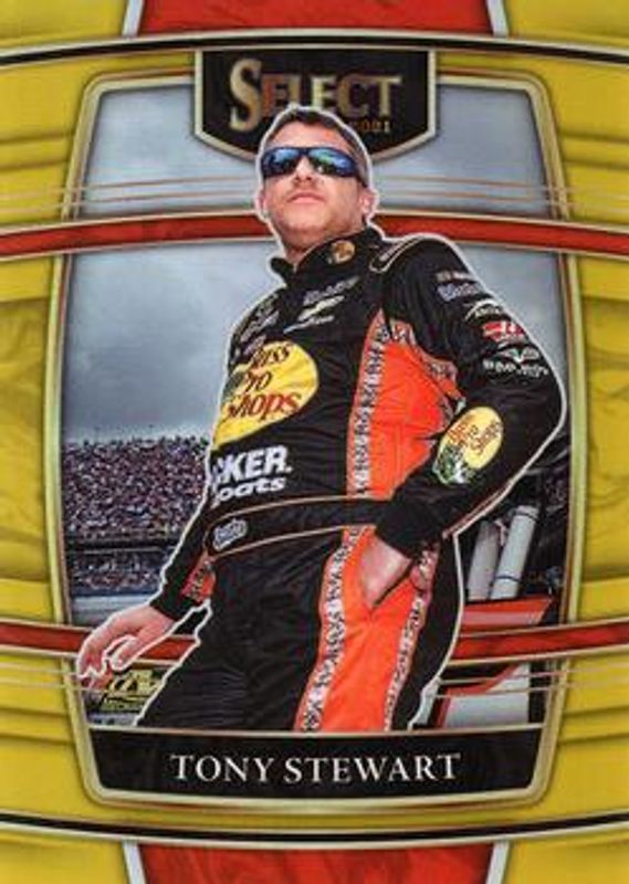 Tony Stewart 2022 Chronicles NASCAR #12 Select Gold /10 RAW