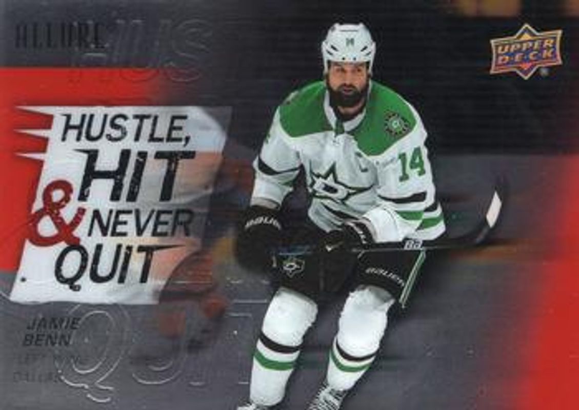 2021 Upper Deck Allure #HH-4 Hustle, Hit & Never Quit