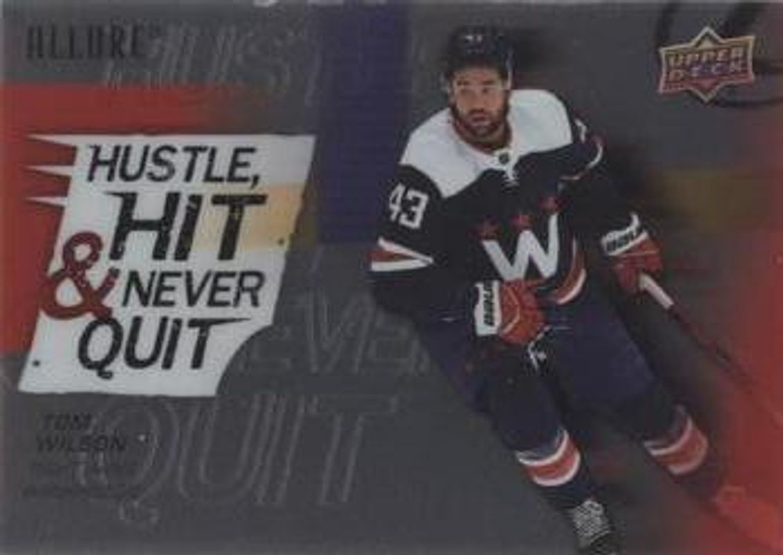 2021 Upper Deck Allure #HH-3 Hustle, Hit & Never Quit
