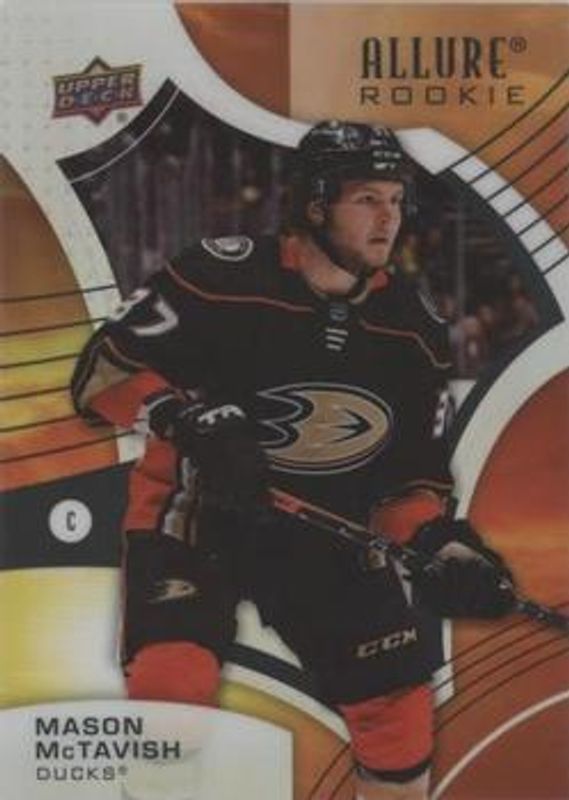 Mason McTavish 2021 Upper Deck Allure #108 Sunrise Rookie RAW