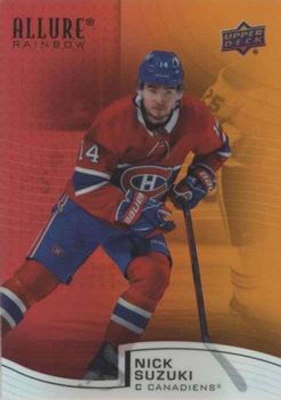 2021 Upper Deck Allure #R-66 Rainbow Red - Orange