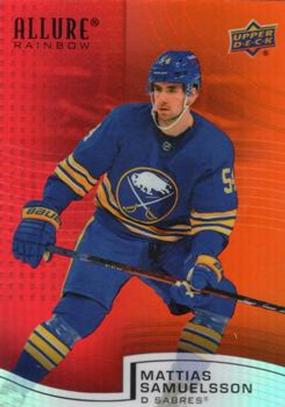 2021 Upper Deck Allure #R-37 Rainbow Red - Orange