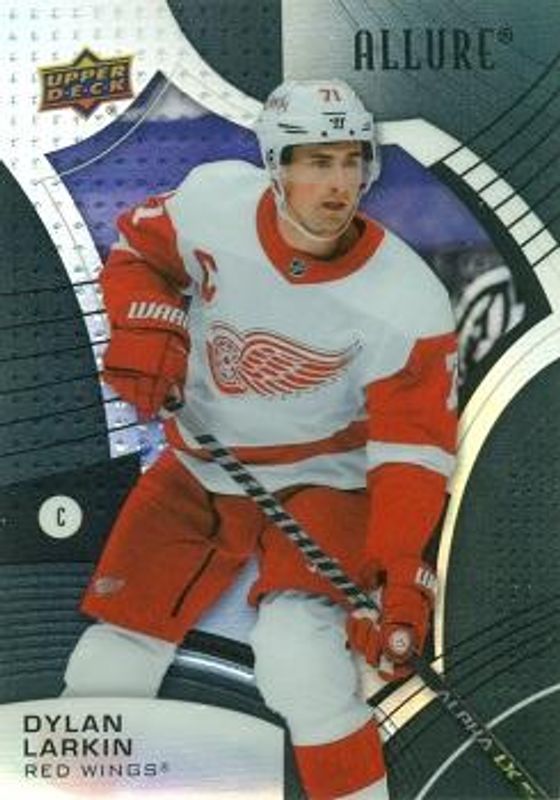 Dylan Larkin 2021 Upper Deck Allure #2 Black Rainbow RAW